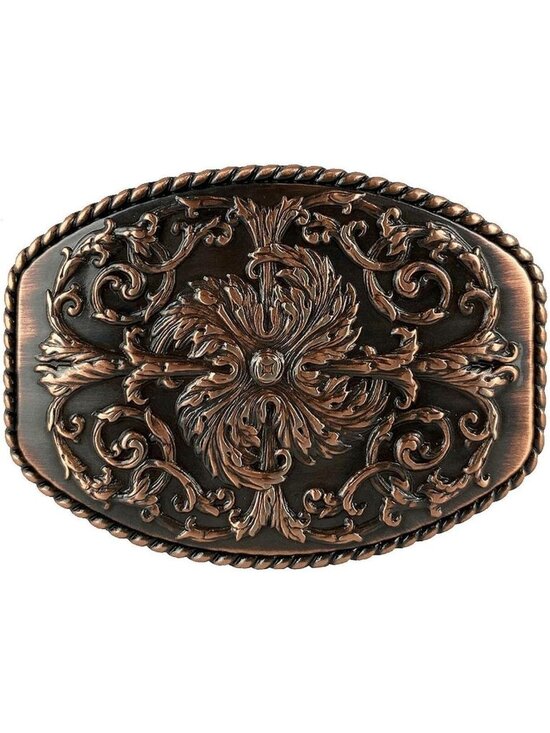 Other - Men's Copper Floral Dogs Birds Star Replacement Belt Buckle Fits 1-1/2"(38mm)